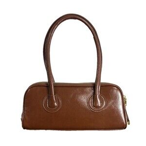 Women Leather Handbags Shoulder Lady Bags Tote Satchel Purse Brown Medium